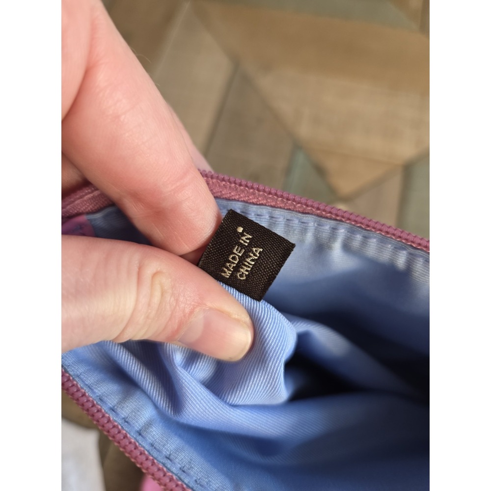 COACH Pink and Multicolor Signature Rainbow Swingpack Crossbody‎ File Bag - Picture 7 of 8